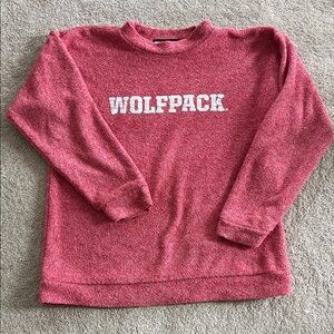 Woolly threads NC STATE Wolfpack Women's Red Sweater sweatshirt size large